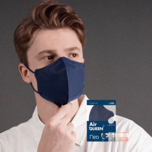 Masker Warna Air Queen Neo Nano Fiber Filter NAVY